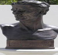 Adam Lindsay Gordon Bronze Bust - Melbourne Tourism