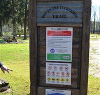 Dog on the Tucker Box Recreational Trail - Melbourne Tourism
