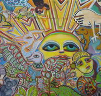 The Painting of Life by Mirka Mora - Melbourne Tourism