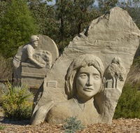 Heritage Sculptures at Pensioners Hill Lookout - Melbourne Tourism