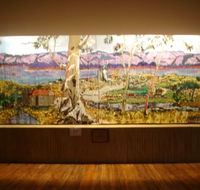 Adaminaby Memorial Hall Stage Curtain - Melbourne Tourism