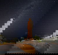 The Australian Farmer Granite Sculpture - Melbourne Tourism