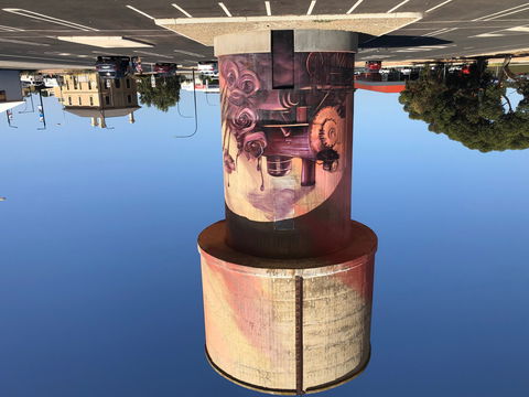 Kadina Water Tower Mural - Melbourne Tourism 1