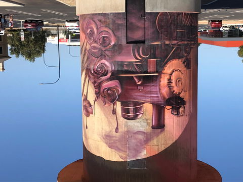 Kadina Water Tower Mural - Melbourne Tourism 2