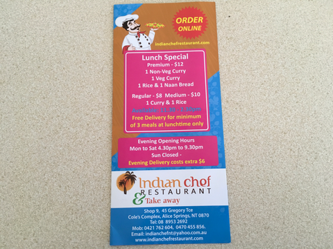 Indian Chef Restaurant & Take Away - Melbourne Tourism 0