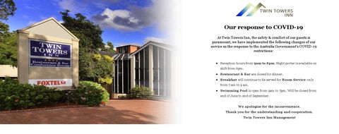 Twin Towers Inn - Melbourne Tourism 2