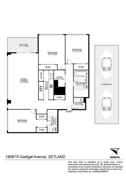 Gadigal Groove - Modern And Bright 3BR Executive Apartment In Zetland With Views - Melbourne Tourism 11