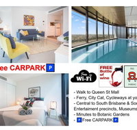 CBD Views-With FREE Wine Free-Carpark-Netflix-WiFi - Melbourne Tourism