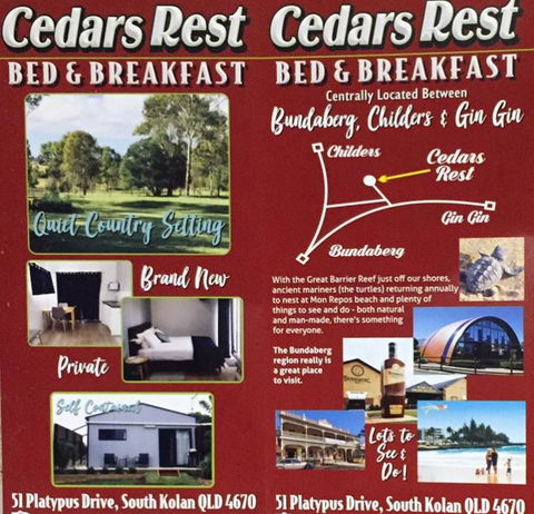 Cedars Rest Bed & Breakfast - Melbourne Tourism 1