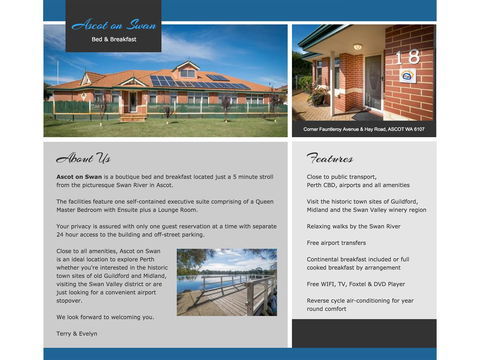 Ascot On Swan Bed & Breakfast - Melbourne Tourism 14