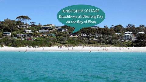 KINGFISHER COTTAGE Beachfront At The Binalong Bay - Melbourne Tourism 16