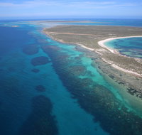 Pink Lake  Abrolhos Islands Scenic Flight - Melbourne Tourism